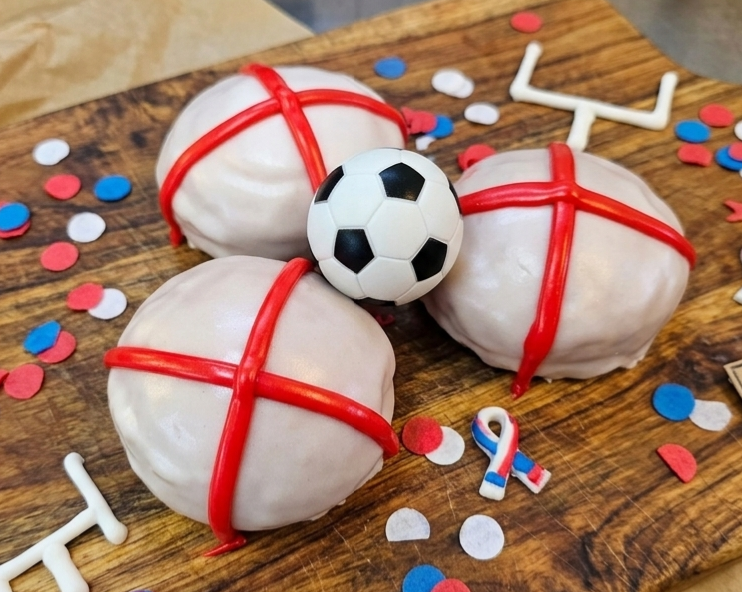 England World Cup Doughnuts (6 Pack)
