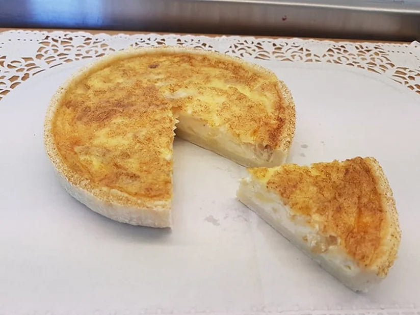 Cheddar Cheese & Onion Quiche