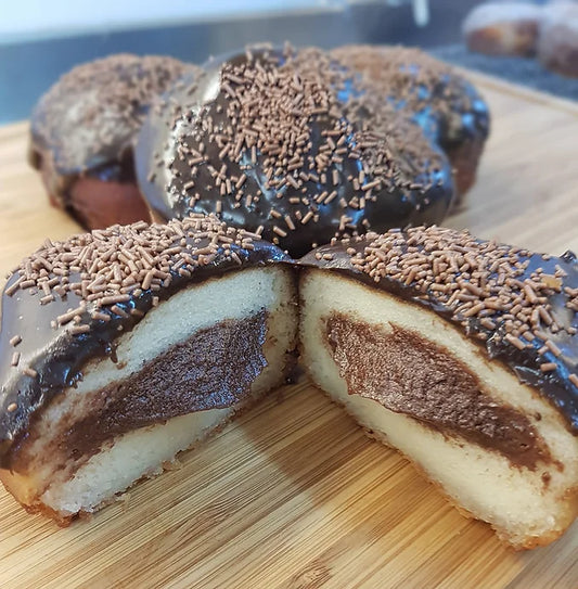 Triple Chocolate Fudge Doughnuts (6 Pack)