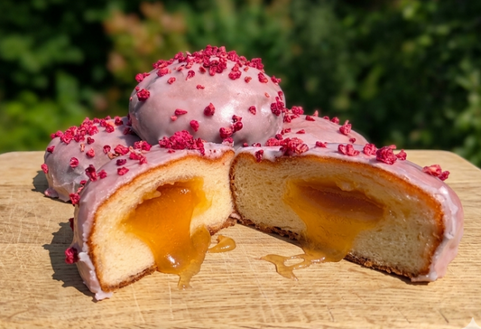 Lemon and Raspberry Doughnuts (6 Pack)