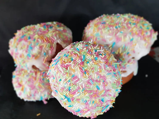 Glazed Rainbow Doughnuts (6 Pack)
